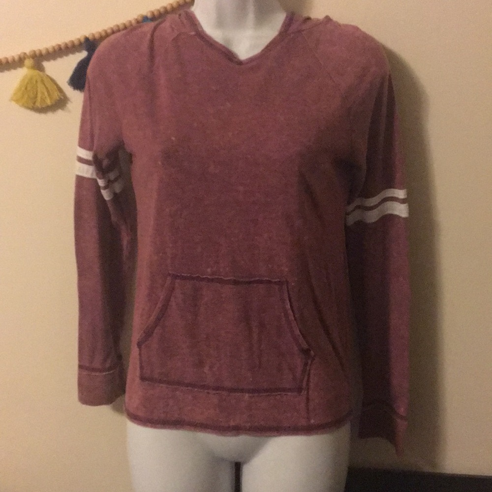 Hoody - Mudd maroon size 14 - Junior